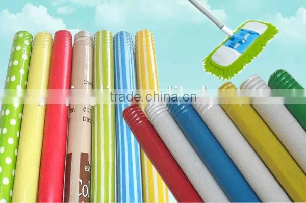 Hot Wholesale PVC Coated Wood Broom Stick Wooden Handles photo-3