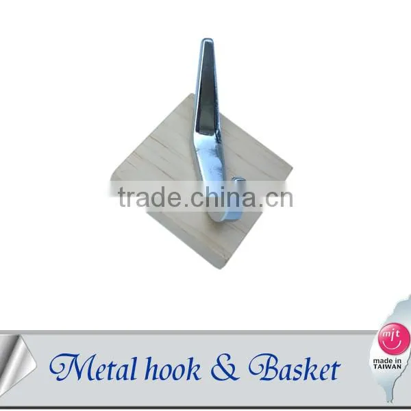 Decorative Metal Wood Wall Hook Mounting Hooks for Coat Clothes
