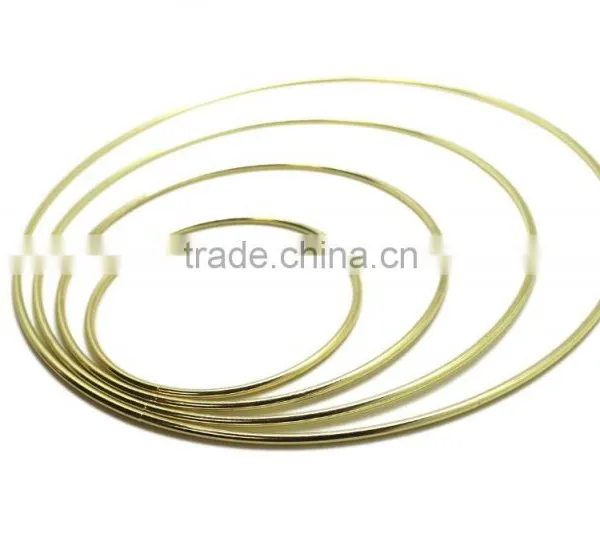 High Quality Bright Color Metal O Ring for Handbag Round Ring, Butt Welded Steel Wire Rings ID 1" photo-4