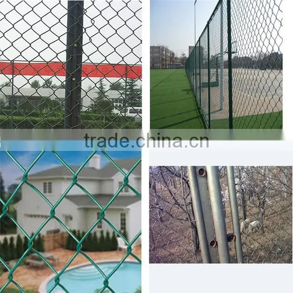Twill Weave PVC Coated Chain Link Fence for Farming photo-6