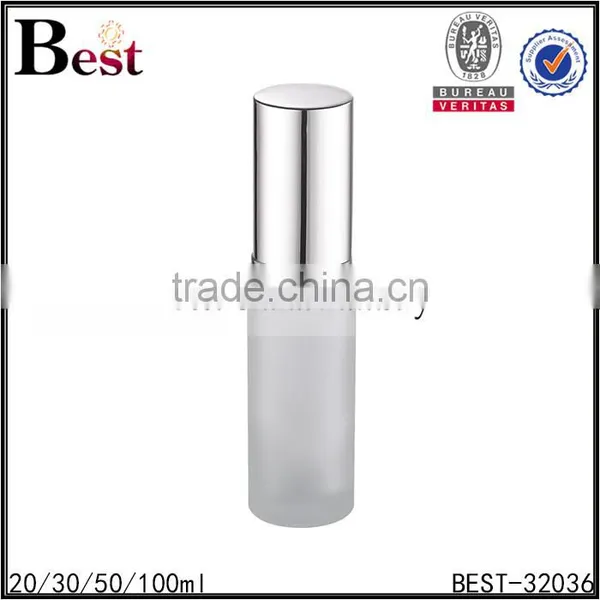 Frosted Glass 30ml Bottle Labels Cosmetic Lotion Pump 30ml Bottle Labels Wholesale photo-3