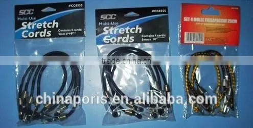 2017 Good Quality Bungee Cords for Camping/ Outdoor Multi-strand Core Rope With External Plastic Cove photo-6