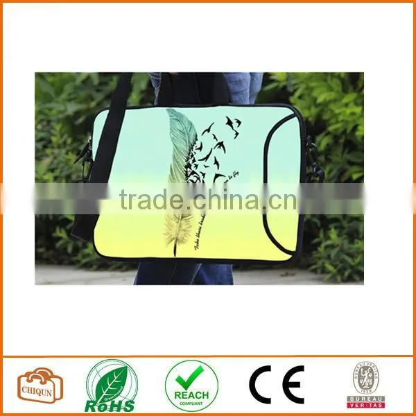 13-Inch Take These Broken Wing and Learn To Fly Waterproof Neoprene Laptop Sleeve Case Bag Handbag With Extra Side Pocket photo-3