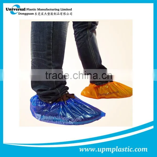 One Time Use Plastic LDPE Shoe Cover With Rubber Band photo-2