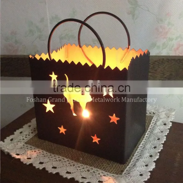 Iron Wall Candle Holder Metal Type Wrought Iron Wall Candle Holder photo-4