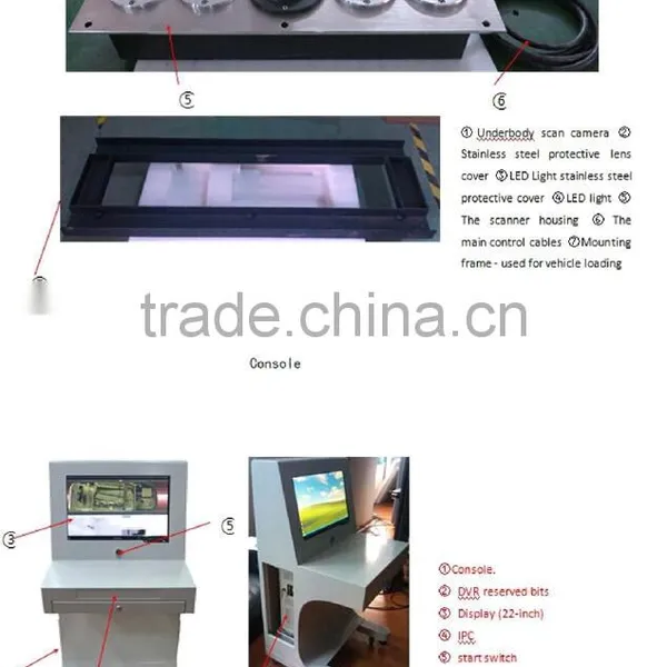 Portable Qualified Under Vehicle Surveillance System UVSS for Under Vehicle Security Checking photo-2
