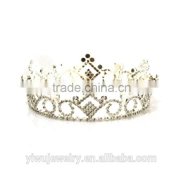 New Design Crystal Pageant Adult Crown Tiaras H172-145