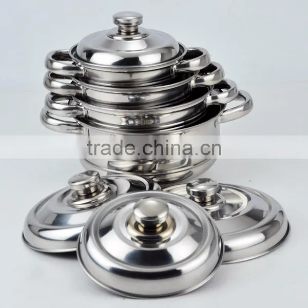 Kitchenware Stainless Steel Cooking Pot Set Soup Pot Cookware Set for Promotion photo-2