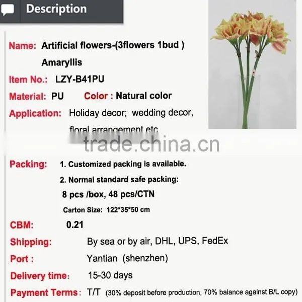 Silicone Artificial Flowers Waterproof Artificial Flowers Cheap Wholesale Artificial Flowers photo-2
