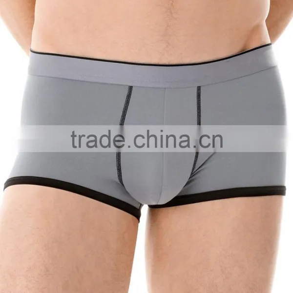 100 Cotton Mens Plain Men in Tight Boxer Briefs Manufacturer UP0003A photo-2