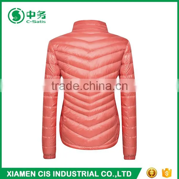 High Quality Winter Keep Warm Women Goose Down Feather Jacket photo-3