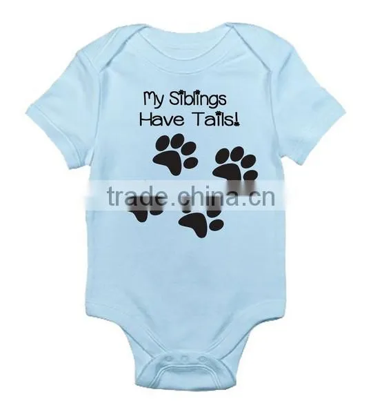 China Printing Cotton Wholesale Organic Cotton Baby Bodysuit photo-2