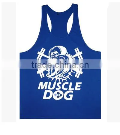 2016 Trade Assurance 100% Cotton Custom Print Athletic Tank Top photo-5