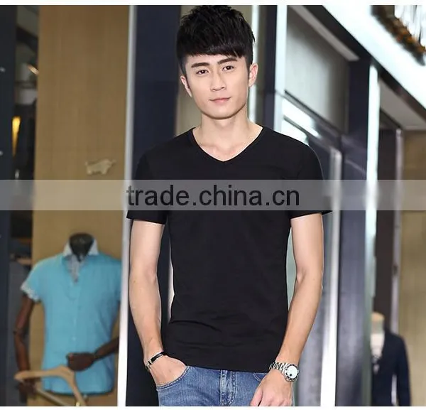 2016 New China Manufacturer Cotton Slim Fit Man T-shirt photo-2