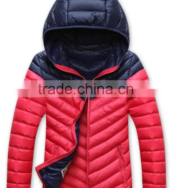 Customize Fashion Women Hoody Winter Warm Down Jacket/lovers' Ladies Nylon Down Feather Coat photo-4