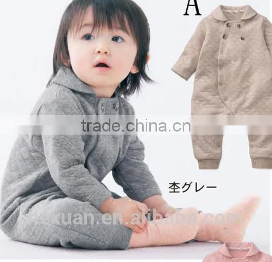Organic Cotton Long Sleeves Baby Clothes Romper Boy photo-5