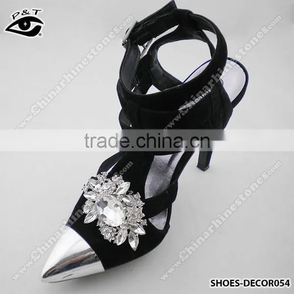 Bling Diamond Ornament With Metal Clip Buckle For Women Shoes photo-2