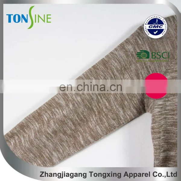 Women's Yarn Dyed Top With PU photo-3