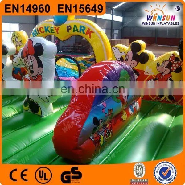 2015 Best Selling Inflatable Fun City Large for Rental photo-2