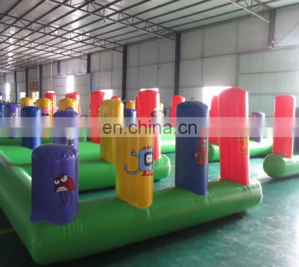 Kids Cute Interesting Inflatable Alien Laser Obstacle Course photo-2