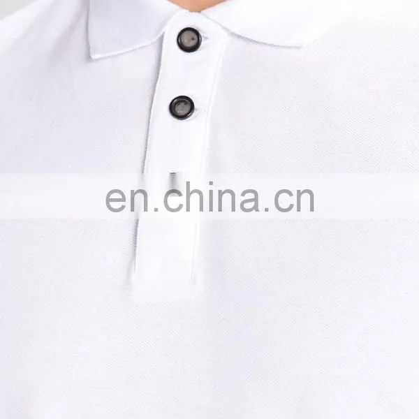Men White Long Sleeve Polo t Shirts Plain photo-5