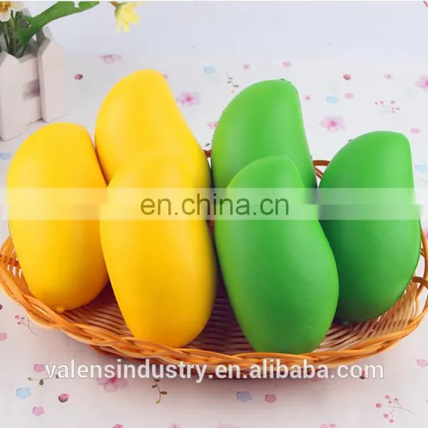 OEM Wholesale Anti Stress Soft PU Squishy Kawaii Slow Rising Cute Mango Toys Factory photo-4