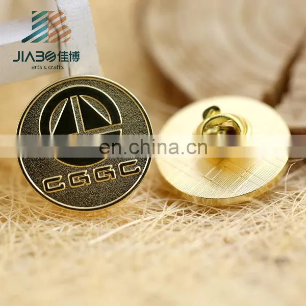 Custom Made Letter Lapel Pin Badge 24k Gold Plating Zinc Alloy Lapel Pins photo-2