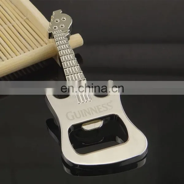 Promotional Top Sale New Arrival Guitar Bottle Opener Metal Keychain photo-6