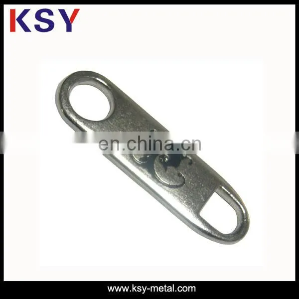 Gold Brush Custom Brand Logo Metal Garments Zipper Puller photo-4