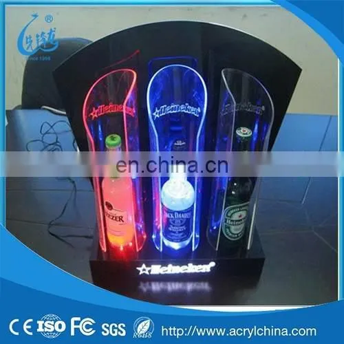 2015 The LED Acrylic Wine Bottle Holder/wine Display