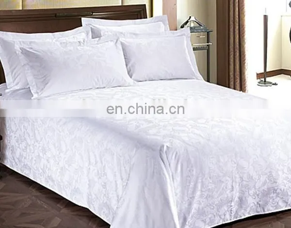 Hotel Bedding Sett/bedding Sheet/ White Cotton Jacqaurd Bedding Set photo-2
