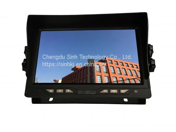 Truck 7inch Heavy Duty LCD Monitor 3CH Input 9~36V Power Input photo-2