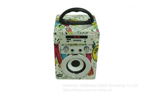 New Style K81 Wooden Bluetooth Speaker Cell Phone and Computer Portable FM Radio Speaker photo-4