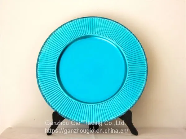 Plastic Charger Plate,christmas Decoration Plate Charger Plate Made in China YF-60056 photo-5