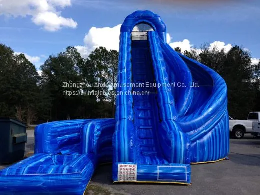 Inflatable Slip and Slide Inflatable Water Slide Axs-07