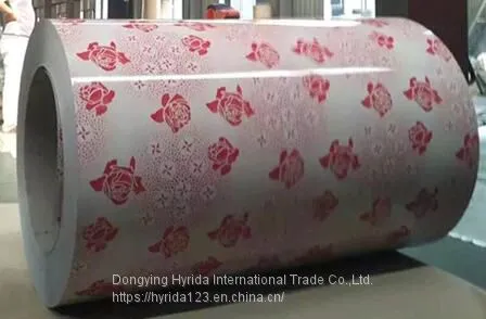 Flower Design PPGI and Marble/Wood Pattern Steel Coil photo-5