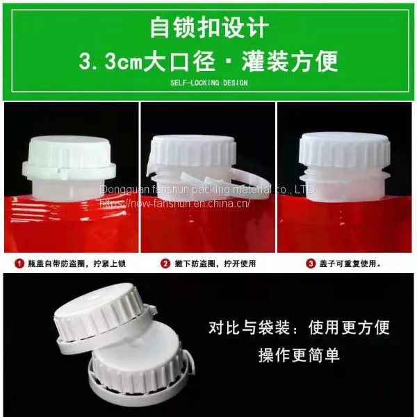 The Self-supporting Suction Nozzle Big Rice Bag Universal Bag of Rice 5 Jins 10 Jins Ecological Rice Bag Can be Customized Printing photo-3