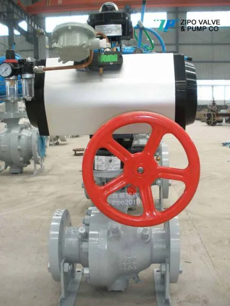 Emergency Shut Down Pneumatic Operated Ball Valve photo-2