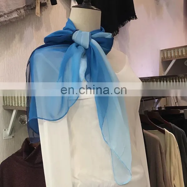 75D Gradient 100% Polyester Chiffon Fabric for Dress/scarves photo-4