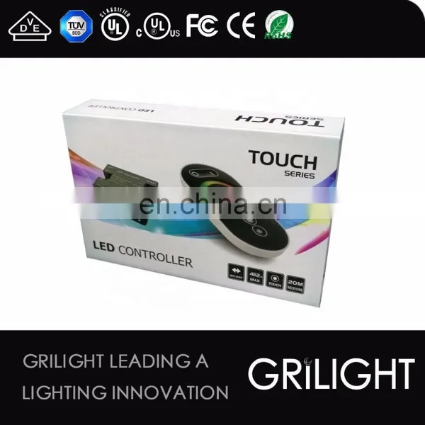 RF Touch Panel Remote 3 Channels 3ch RGB Led Controller photo-2