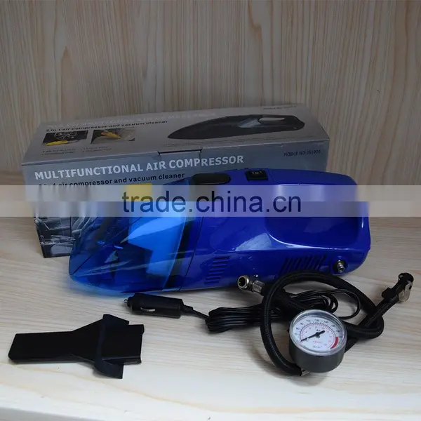 DC12V Mini Car Vacuum Cleaner With Car Air Compressor