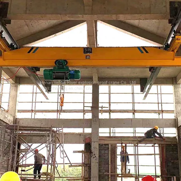 2T Span 12m Suspended Single Girder Eot Crane Remote Control Single Speed,Electric Hoist Suspension Crane photo-3