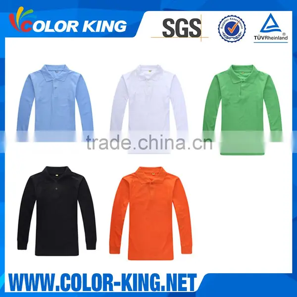Cheap High Quality Sublimation Pique Lapel T-Shirt photo-6