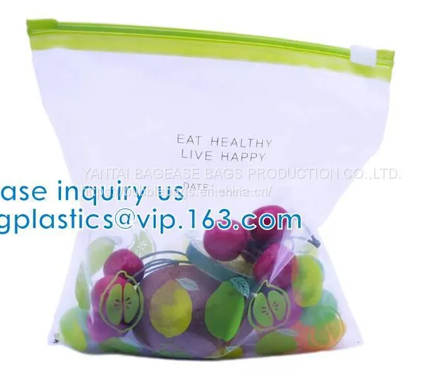 Slider Zipper Bag With White Printing for Food Storage, Shopping / Food / Snacks / Vegetables / Coffee / Gifts / Clothes photo-2