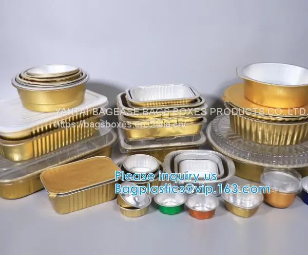 Reheating, Baking, Roasting, Meal Prep, To-Go Containers Aluminum Pan Disposable Heavy Duty Rectangular Tin Foil Pans photo-3