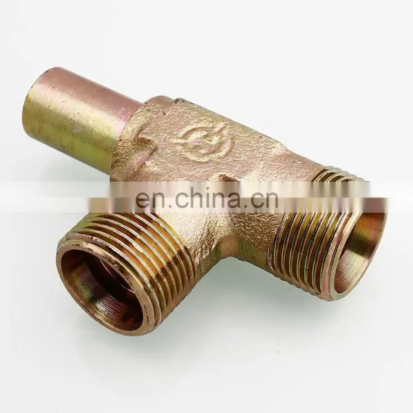 China Hydraulic Carbon Steel Connector Tee Fitting photo-2
