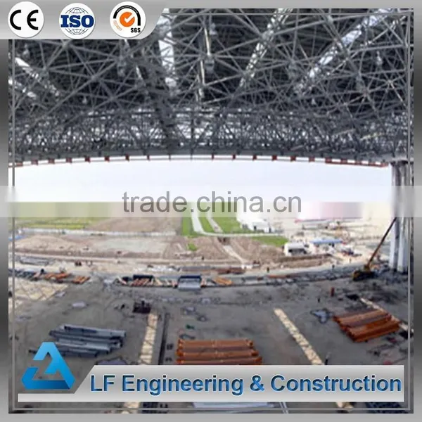 Power Plant Safety Structure Space Frame Ball Steel Roof Truss Design photo-6