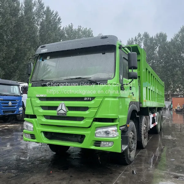 Used Howo Chinesetrucks Tipper Dump Truck 12 Wheels 2020 2018 2021 50tons 8x4 for Sale photo-3