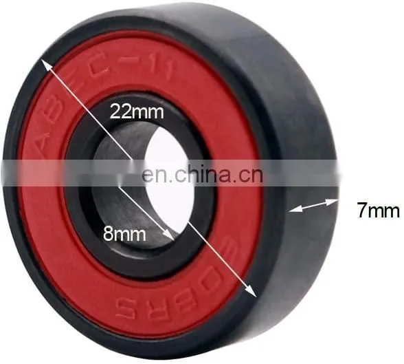 Competition 608 608-2RS Wheel Bearing Skateboard,super Swiss Abec 9 11 Hybrid Ceramic Skate Skateboard Wheels Bearing photo-4