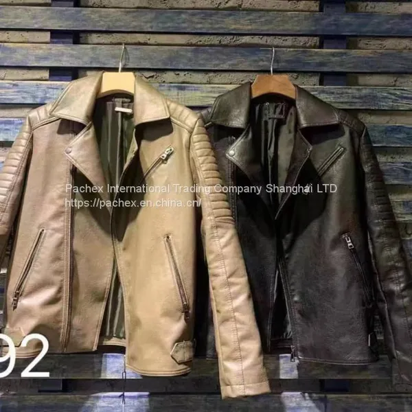 Men's PU Leather Jacket photo-3